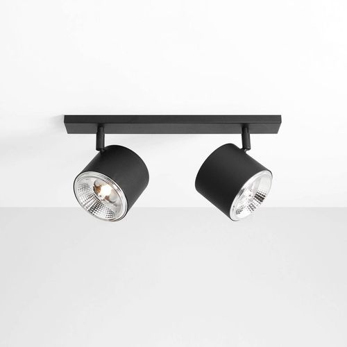 Spot Pour Plafond Bot, Noir, À 2 Lampes
