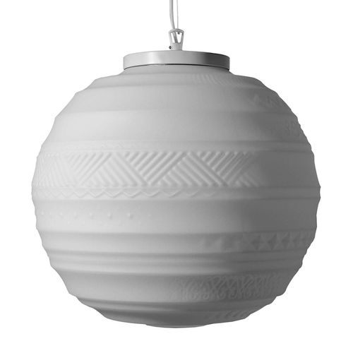 Suspension En Verre Soufflé Braille, 40 Cm