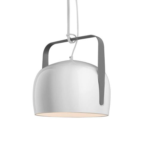 Karman Bag - Suspension Blanche Ø 21 Cm, Lisse