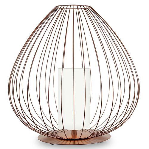 Karman Cell - Lampe De Sol Cage, Bronze, Ø84 Cm