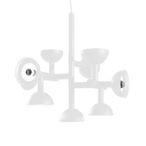 Karman Sibilla Suspension À 9 Lampes, Blanche