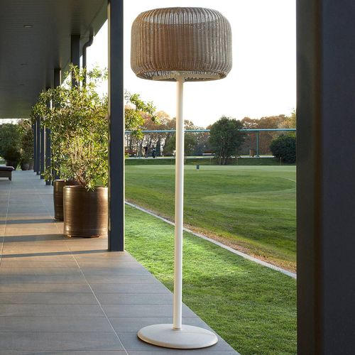 Bover Fora P - Lampadaire DExtérieur, Blanc-Beige