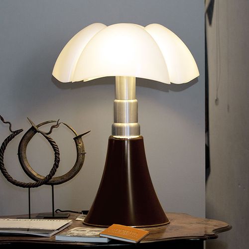 Lampe À Poser À Hauteur Réglable Pipistrello Brun