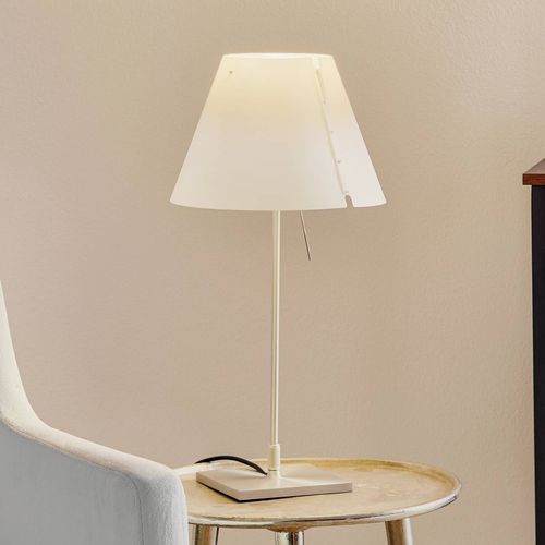 Luceplan Costanzina Lampe À Poser Led Alu Blanche