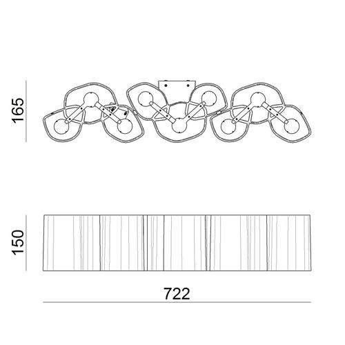 Applique Led Honey 72,2 Cm, Dimmable