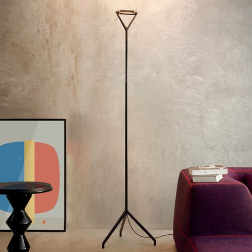 Lampadaire Lola Avec Variateur, Noir