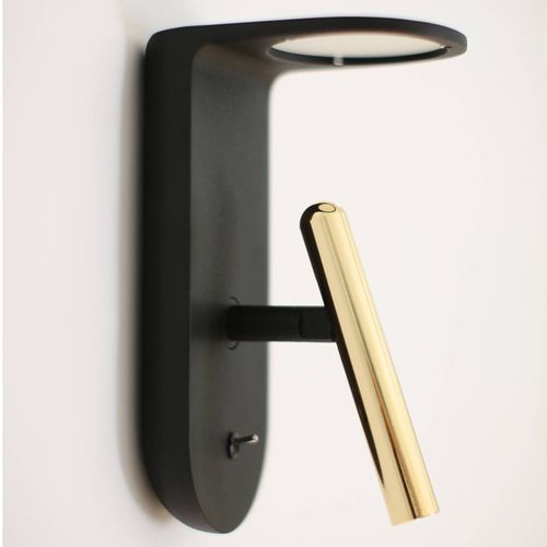Applique Led 2nights_W2 En Noir-Doré