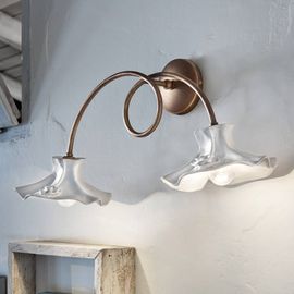 Délicieuse Applique Eleonora À Deux Lampes