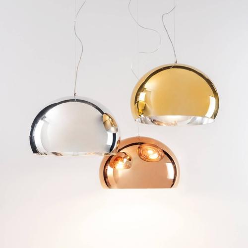 Kartell Fl/Y - Suspension Led, Cuivrée Brillante