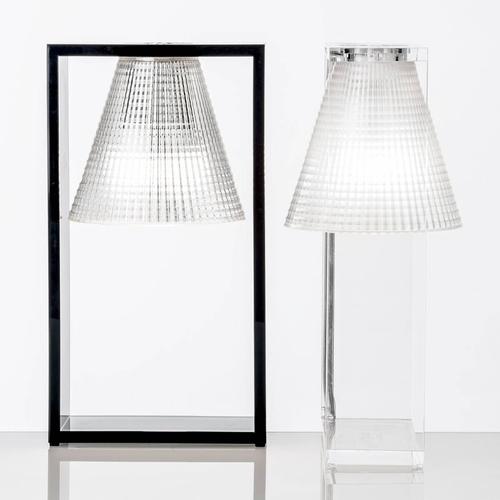 Lampe À Poser Led Light-Air, Noire-Transparente
