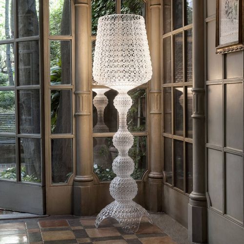 Lampadaire Led De Designer Kabuki, Transparent