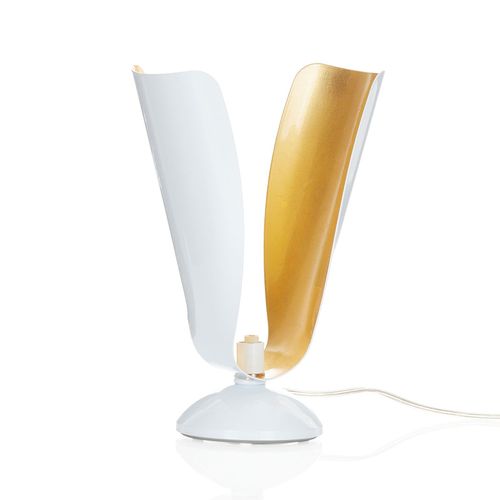 Lampe À Poser Tropic À La Feuille D'or