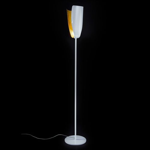 Lampadaire Tropic À La Feuille D'or
