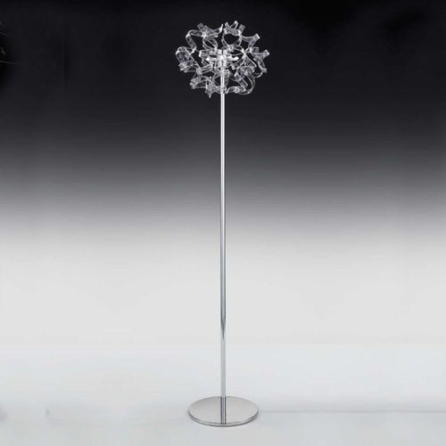 Lampadaire Crystal À Pointe Recouverte
