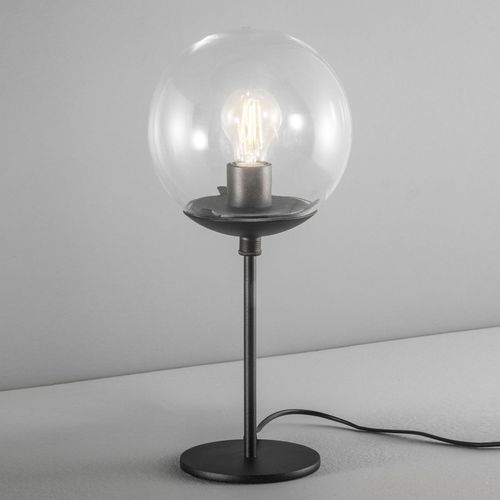 Lampe À Poser Global Ø 20 Cm Noire