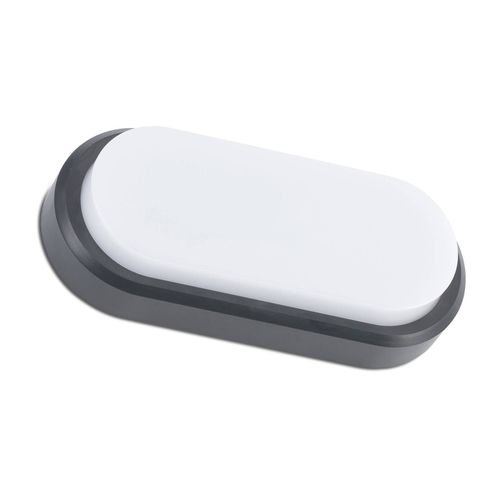 Applique Led Fred Xl Ik10 Gris Foncé/Blanche