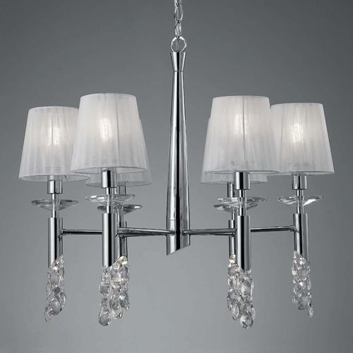 Lustre Avec Cristaux Lilja, À 6 Lampes