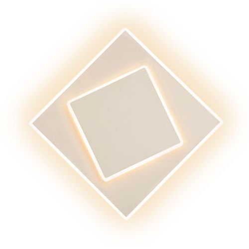 Applique Led Dakla, Blanche, 18x18 Cm