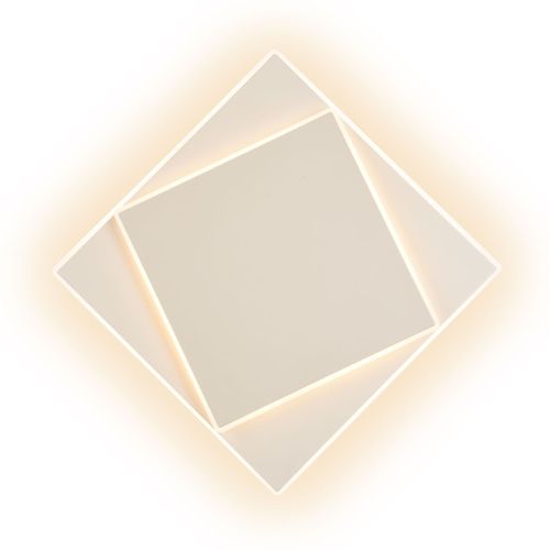 Applique Led Dakla, Blanche, 28x28 Cm