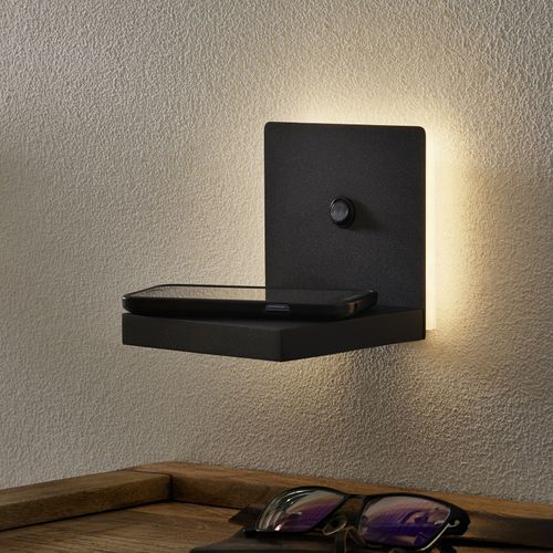 Applique Led Zanzibar Avec Chargeur, Noire