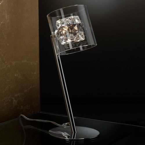Lampe À Poser Led Flash Avec Anneaux En Cristal