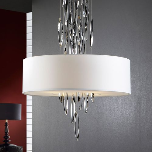 Domo - Élégante Suspension Avec Éléments Chromés