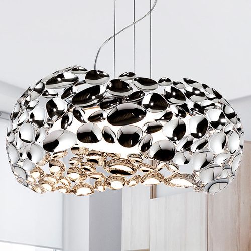 Suspension Led Narisa 47 Cm Brillant Chromé