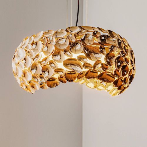 Suspension Led Narisa Ø 46 Cm Doré Rosé/Brune
