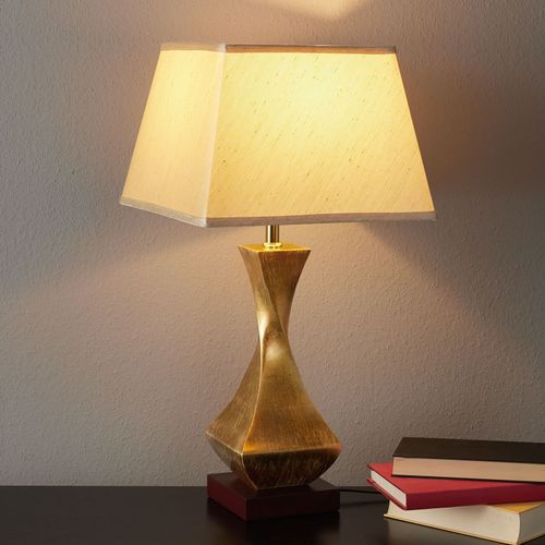 Lampe À Poser Originale Deco Avec Pied Doré