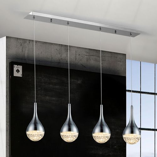Suspension Led Elie À 4 Lampes