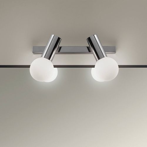 Leds-C4 Mist Applique Salle Bain 2 Lampes Chromée