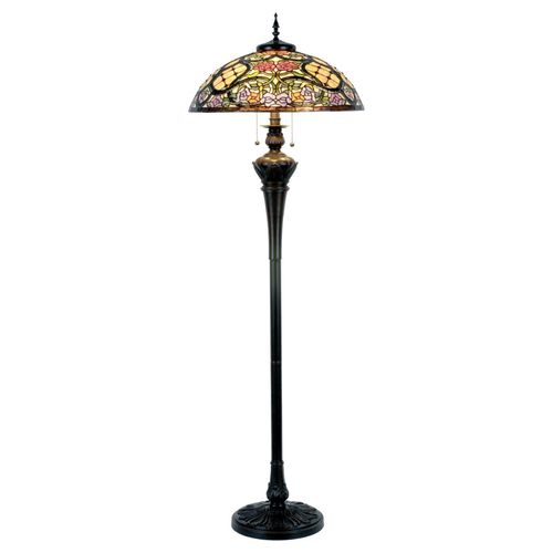 Lampadaire Rosaly Style Tiffany