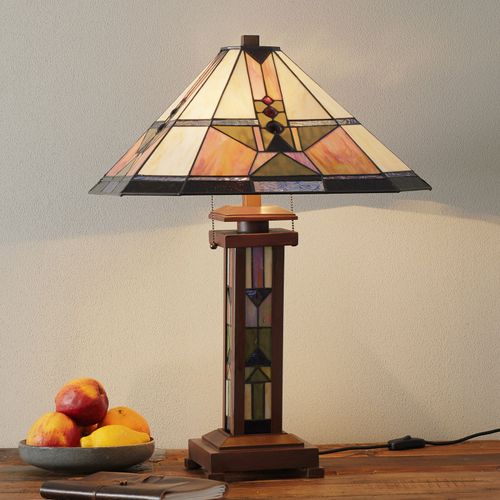 Lampe À Poser Leondra Au Style Tiffany