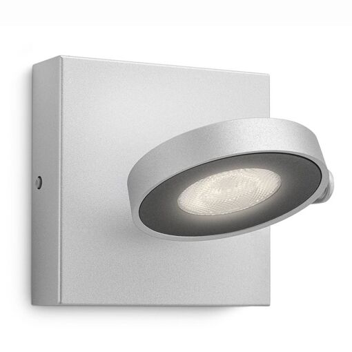 Applique LED Clockwork, finition alu