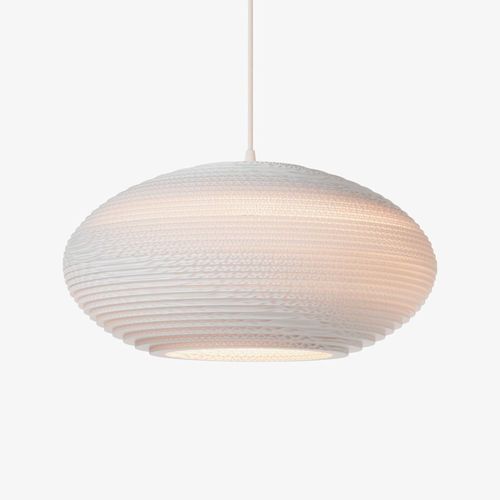 Suspension Disc Blanc Ø 50 Cm