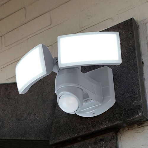 Spot Pour Mur Extérieur Led Arc À Capteur, Blanc