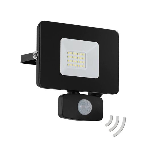 Spot D'extérieur Led Faedo 3 Capteur, Noir, 20 W