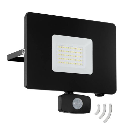 Spot D'extérieur Led Faedo 3 Capteur, Noir, 50 W