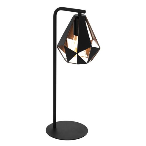 Lampe À Poser Carlton 4 En Noir/Cuivre