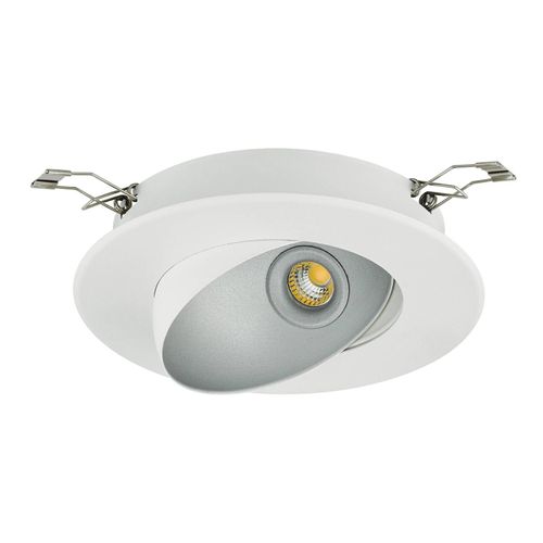 Spot Encastré Led Ronzano 1 Blanc-Argenté