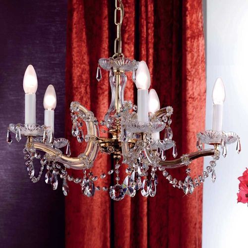 Lustre 5 Lumières Tjura, 60 Cm