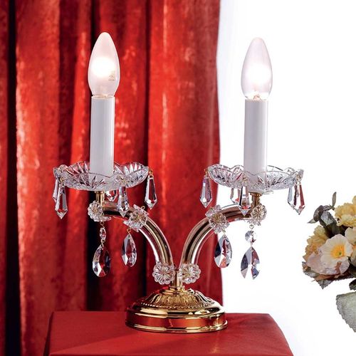Lampe De Bureau Noble Tjura Avec Cristaux