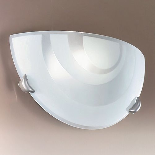 Applique Semi-Circulaire Loria En Verre Opale
