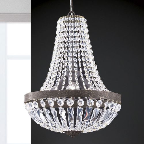 Suspension Andara, Chaînes De Cristaux, Ø 40 Cm