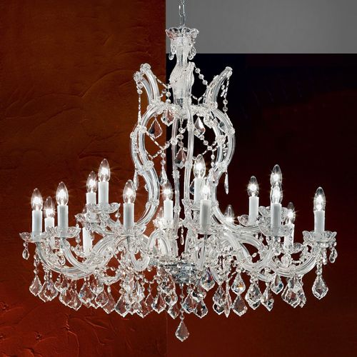 Excellent Lustre Liliana À 18 Lampes
