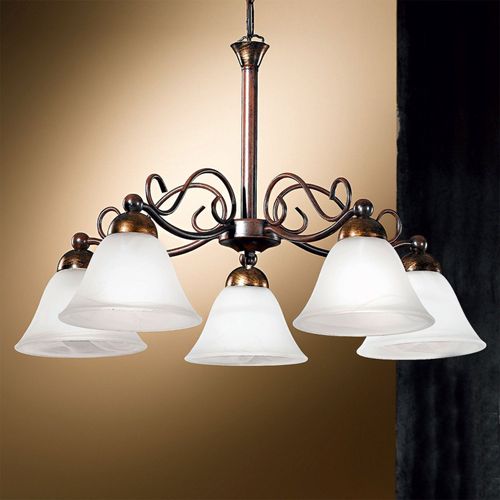 Suspension Décorée Jonte, 5 Lumières