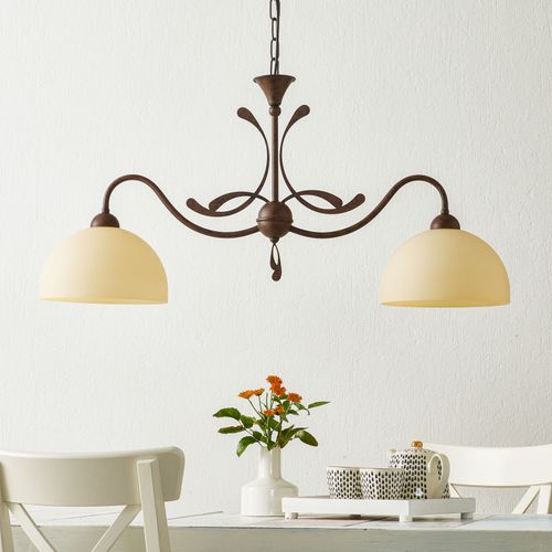 Suspension Deux Lumières Jonte
