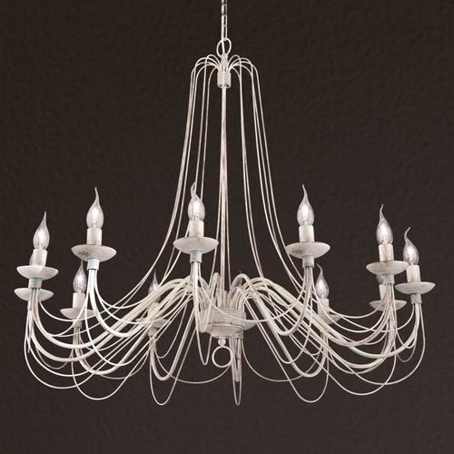 Lustre Antonina Rustique À 12 Lampes