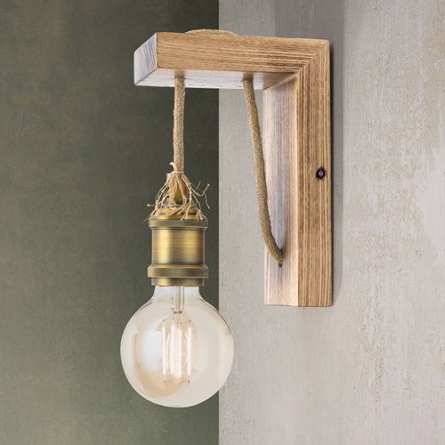 Applique Bassena En Véritable Bois Clair