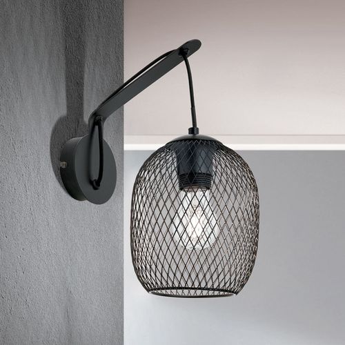 Applique Georgina Avec Abat-Jour Cage